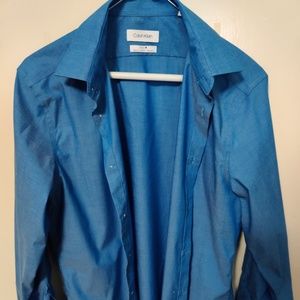 Calvin Klein Men's Dress Shirt Slim Fit